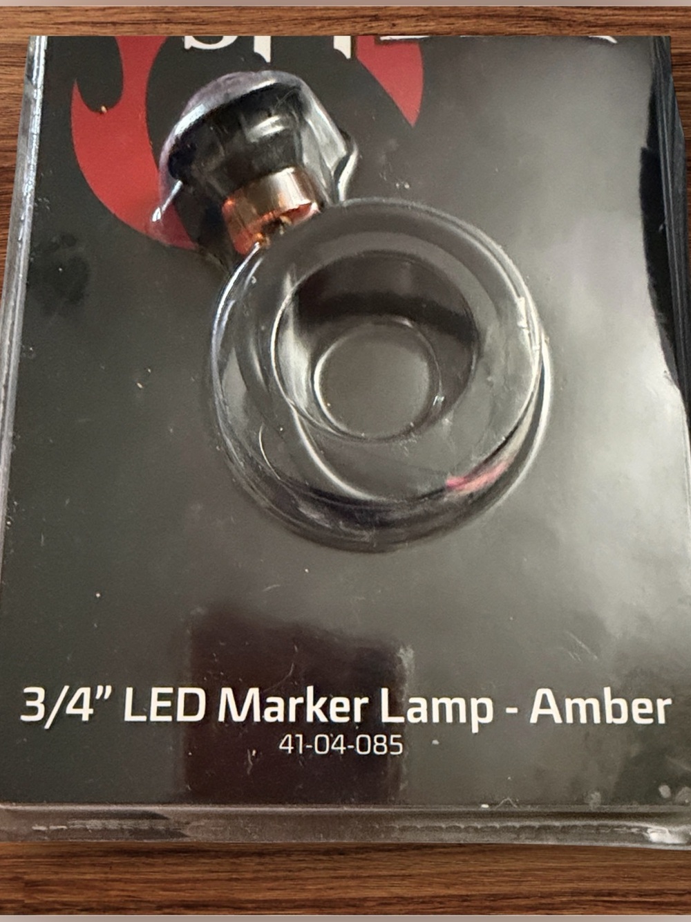 NIB Poison Spyder 3/4" LED Marker Lamp - Amber #41-04-085 - Picture 3 of 3